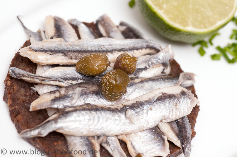Canapes der schnelle feine klene Imbiss -&amp;gt; Snack